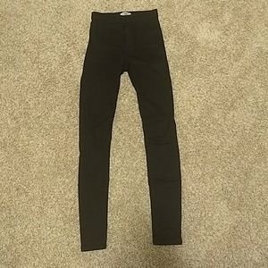 Black super skinny Topshop Joni jeans